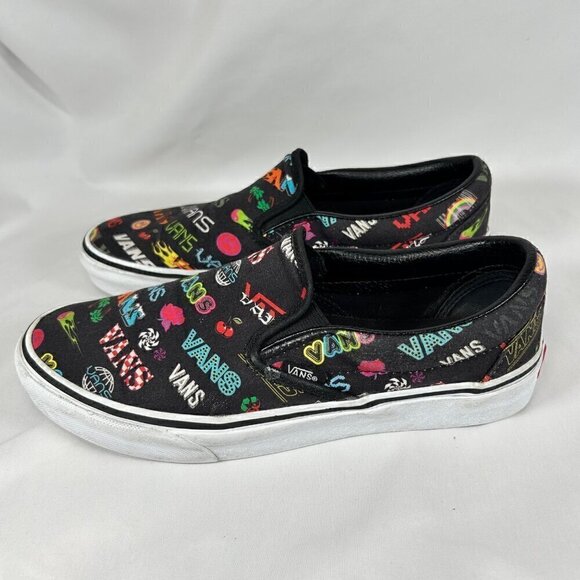 Vans Disruptive Logo All Over Print Size 7.5 Men’s 9 Women’s - Picture 3 of 9